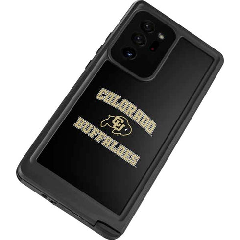 University of Colorado CU Logo on Gold Galaxy Note20 Ultra 5G Waterproof Case